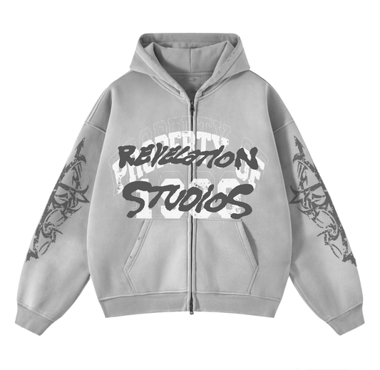 Revelation Studios Hoodie Grey